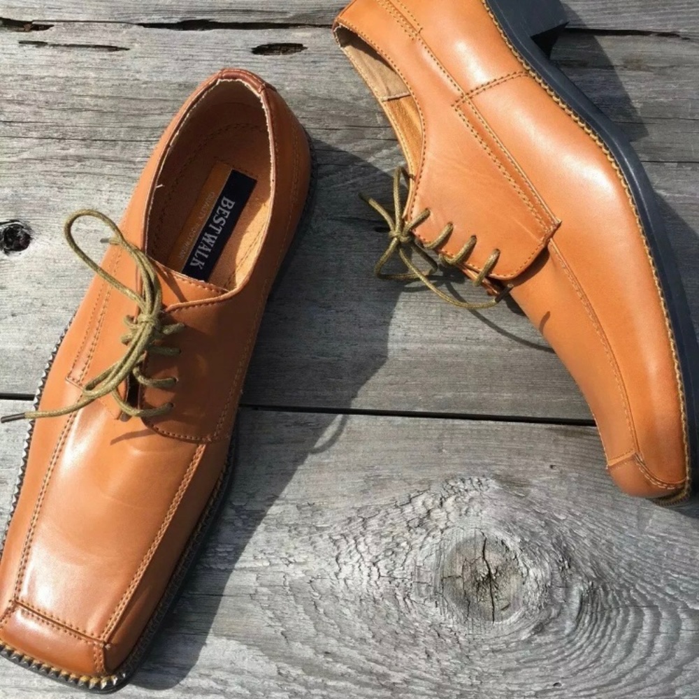 Bestwalk men’s leather shoes size 10.5